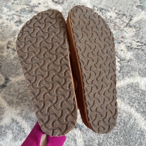 Birkenstock LUTRY Premium Seude Clogs in Mink - Picture 8 of 10